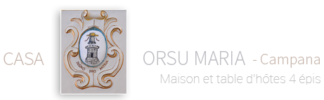 Logo chambre d'htes Casa Orsu Maria